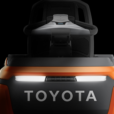 Vue avant du préparateur de commandes au sol Toyota Optio