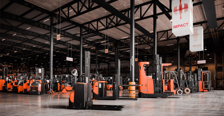 Gebrauchtstapler im Lager