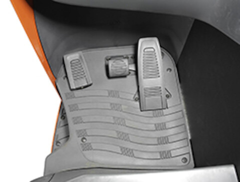 Pedalanordnung wie im KFZ