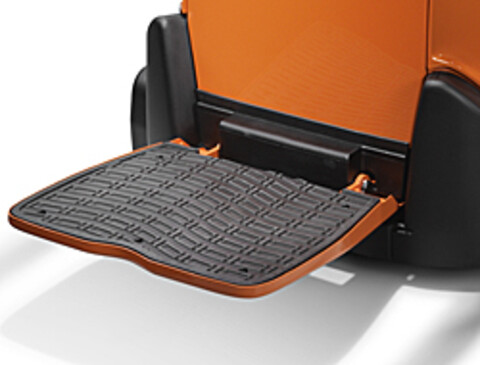 Plateforme opérateur rabattable 